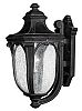 1314MB-GU24 - Hinkley Lighting - Trafalgar - One Light Medium Outdoor Wall Mount GU24Museum Black Finish with Clear Seedy Glass - Trafalgar