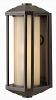 1395BZ-LED - Hinkley Lighting - Castelle - One Light Large Outdoor Wall Mount LED Bronze Finish with Ribbed Etched Amber Cylinder Glass - Castelle