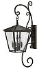 1436RB - Hinkley Lighting - Trellis - Four Light Large Outdoor Wall Mount CandelabraRegency Bronze Finish with Clear Seedy Glass -