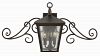1433RB-LED - Hinkley Lighting - Trellis - Three Light Outdoor Wall Mount LED CandelabraRegency Bronze Finish with Clear Seedy Glass -