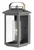 1164AH - Hinkley Lighting - Atwater - One Light Outdoor Medium Wall Mount Ash Bronze Finish with Clear Seedy Glass -