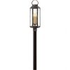 2537DZ - Hinkley Lighting - Danbury - Three Light Outdoor Large Post Top/Pier Lantern Aged Zinc/Heritage Brass Finish with Clear Glass - Danbury