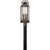 1181BLB - Hinkley Lighting - Revere - Three Light Outdoor Medium Post Top/Pier Lantern Blackened Brass Finish with Clear Seedy Glass - Revere