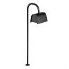 35893-027 - Eurofase Lighting - Outdoor - 23 4W 1 LED Outdoor Curved Path Light Black Finish with Sand Blast Glass - Outdoor
