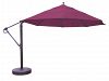 899ab57dv - Galtech International - 13' Cantilever Round Umbrella 57: Burgundy AB: Antique BronzeSunbrella Solid Colors -