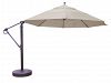 899ab59dv - Galtech International - 13' Cantilever Round Umbrella 59: Antique Beige AB: Antique BronzeSunbrella Solid Colors -