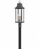2931DZ-LL - Hinkley Lighting - Adair - 27.75 Inch 15W 3 LED Outdoor Post Mount Aged Zinc Finish with Clear Glass - Adair