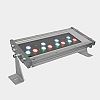 WWT1512HW30RGBW - Jesco Lighting - WWT Series - 15W 12 LED Outdoor Hard Wire Wall Washer - 30 Beam Angle White RGB Color Changing Color Output - WWT Series