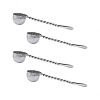 SCOOP017/S4 - Elk-Home - 9- Inch Coffee Scoop H (Set of 4)Polished Finish -