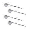 SCOOP013/S4 - Elk-Home - 9- Inch Coffee Scoop F (Set of 4)Polished Finish -