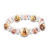 Greg Olsen Heaven's Grace Women's Religious Copper & Porcelain Bracelet With 18K Rose Gold Plating