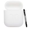 Navor Silicon Shockproof Storage Case Skin Cover Protector Compatible for Apple Air Pods - White