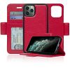 Navor Detachable Magnetic Wallet Case Compatible for iPhone 11 Pro [5.8 inch] [Vajio Series] - Red