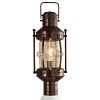 1107-BR-CL - Norwell Lighting - Seafarer - One Light Outdoor Post Mount Bronze Finish with Clear Glass - Seafarer