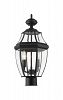 580PHM-BK - Z-Lite - Westover - 18.25 Inch 2 Light Outdoor Post Mount Black Finish with Clear Beveled Glass - Westover