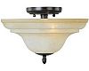 10151WSOI - Maxim Lighting - South Bend - Two Light Semi-Flush Mount Oil Rubbed Bronze Finish with Wilshire Glass - South Bend
