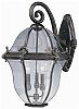 7645CLBP - Maxim Lighting - 3 Light Wall Outdoor Brushed Pewter Finish - Clear Glass -