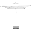 782sr49 - Galtech International - Four Pulley Lift - 8' x 8' Square Umbrella 49: Cocoa SR: SilverSunbrella Solid Colors - Quick Ship -
