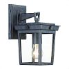 BEL-A8061-GE - Crystorama Lighting - Belmont - 11 Inch 1 Light Outdoor Wall Mount Graphite Finish - Belmont