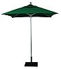 762AB44 - Galtech International - Manual Lift - 6' x 6' Square Umbrella 44: Granite AB: Antique BronzeSunbrella Solid Colors -
