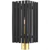 20756-04 - Livex Lighting - Greenwich - One Light Outdoor Post Top Lantern Black/Satin Brass Finish with Clear Glass - Greenwich