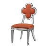 136-009 - Sterling Industries - Penryn - 38 Inch Dining Chair Grey/Silver Leaf Finish - Penryn
