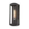 45170/1 - Elk Lighting - Trenton - One Light Outdoor Wall Lantern Blackened Bronze Finish with Clear Glass - Trenton