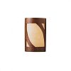 CER-7325W-TERA - Justice Design - Ambiance - Small Lantern Open Top and Bottom Outdoor Wall Sconce Terra Cotta E26 Medium Base IncandescentChoose Your Options - AmbianceG��