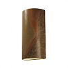 CER-1165W-PATA - Justice Design - Ambiance - Really Big Cylinder Open Top and Bottom Outdoor Wall Sconce Antique Patina E26 Medium Base IncandescentChoose Your Options - AmbianceG��