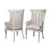 693502P - Elk Home - Caned - 49 Inch Wing Back Chair (Set of 2) Signature Ice Grey Finish - Caned