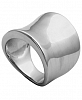 925 Sterling Silver Cool Plain Wide Front Design Band Ring
