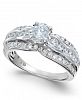 Diamond Open Setting Engagement Ring (1 ct. t. w. ) in 14k White Gold