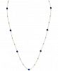 Argento Vivo Crystal Bead 36" Statement Necklace in Gold-Plated Sterling Silver
