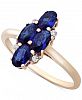 Sapphire (1-3/4 ct. t. w. ) & Diamond Accent Ring in 14k Gold