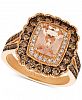 Le Vian Peach Morganite (1 ct. t. w. ) & Diamond (1 ct. t. w. ) Ring in 14k Rose Gold Ring
