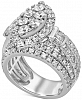 Diamond Cluster Engagement Ring (4 ct. t. w. ) in 14k White Gold