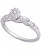Diamond Cluster Promise Ring (1/6 ct. t. w. ) in Sterling Silver