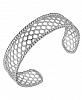 Prime Art & Jewel Sterling Silver Filigree Net Design Cuff Bracelet