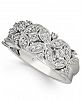 Diamond Floral Statement Ring (1/2 ct. t. w. ) in 14k White Gold