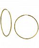 Argento Vivo Medium Endless Hoop Earrings in 18K Gold-Plated Sterling Silver, 2"