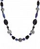 Carolyn Pollack Multi-Gemstone Beaded Statement Necklace in Sterling Silver, 19" + 2" extender