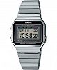 Casio Unisex Digital Stainless Steel Bracelet Watch 35.5mm