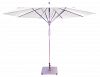 781sr60 - Galtech International - 11' Deluxe Pulley Lift Commercial Round Umbrella 60: Tuscan SR: SilverSunbrella Solid Colors -