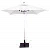 762sr66 - Galtech International - Manual Lift - 6' x 6' Square Umbrella 66: Coal SR: SilverSunbrella Solid Colors -