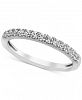 White Sapphire Band (1/2 ct. t. w. ) in 14k White Gold
