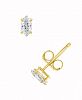 Certified Marquise Diamond Stud Earrings (1/2 ct. t. w. ) in 14k White Gold or Yellow Gold