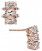 Morganite (1-1/2 ct. t. w. ) & Diamond Accent Drop Earrings in 14k Rose Gold