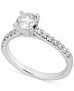 Certified Diamond Engagement Ring (1 ct. t. w. ) in 14k White Gold