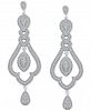 Diamond Vintage-Inspired Drop Earrings (1/2 ct. t. w. ) in Sterling Silver