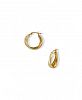 Tri Ring Stack Hoops in 18k Yellow Gold over Sterling Silver